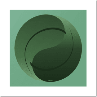 Greenleaf Yin Yang Posters and Art